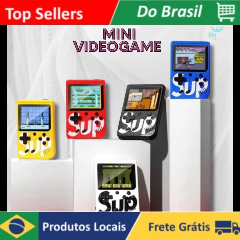 Mini Videogame Portátil Game 400 Jogos Clássicos Player Diversão Play Retro Sup Console
