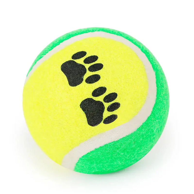 Conjunto com 3 bolinhas de brincar cães e gatos Brinquedos interativos divertidos para pet Bolinha de tenis colorida