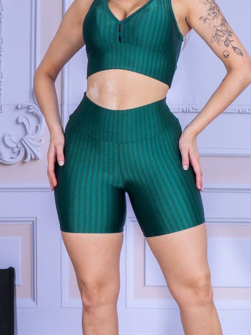 Kit roupa de academia shorts  fitness feminino