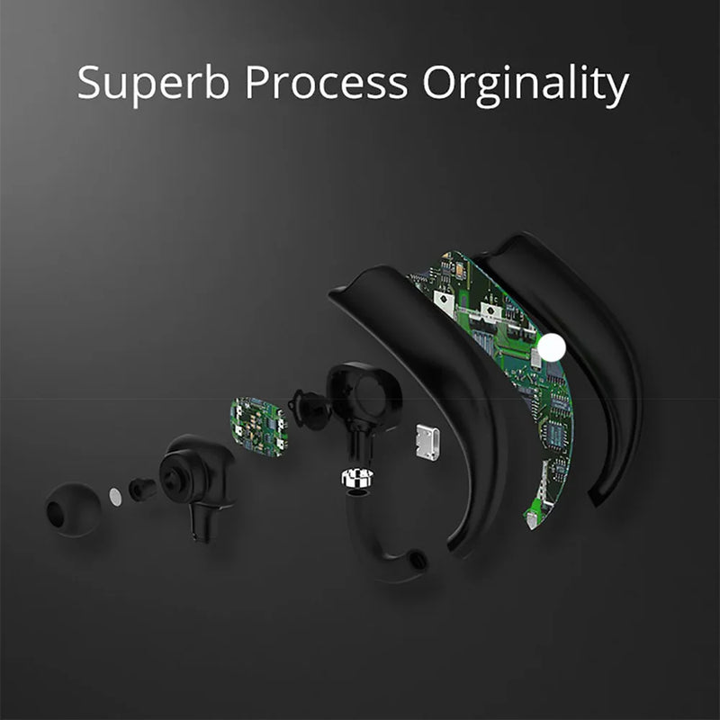 Fones de ouvido sem fio XIAOMI Fones de ouvido Bluetooth de uma orelha intra-auriculares EarHooks Mini