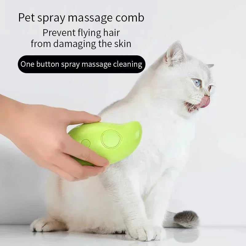 Spray escova elétrica para pet 3 em 1 cão e gato